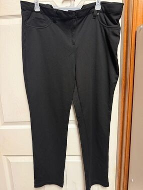 Zara Black Slim Straight Pants